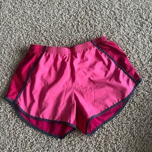 size small. two tone nike running shorts